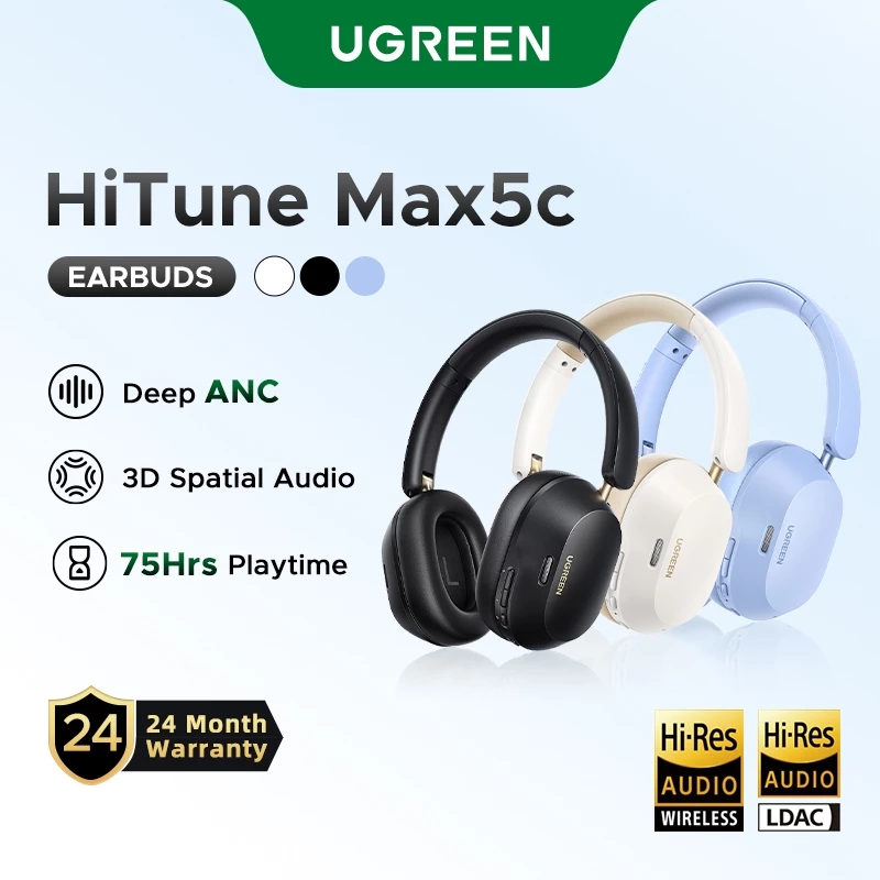 UGREEN HiTune Max5C ANC Bluetooth 5.4 Headphones
