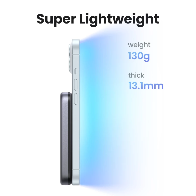 UGREEN power bank weight and thickness