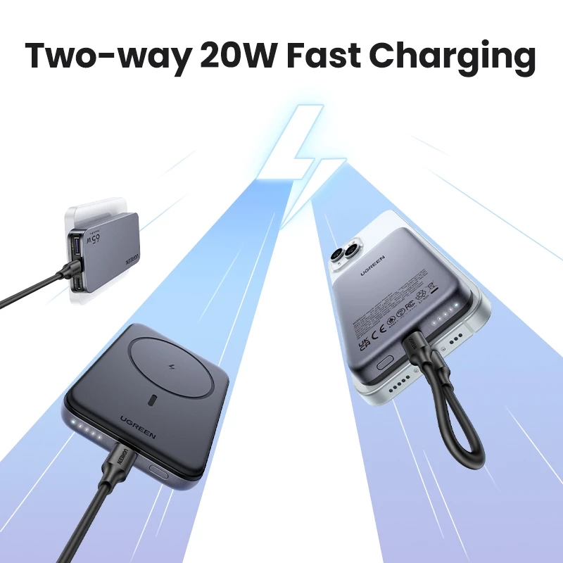 Two-way 20W fast charging