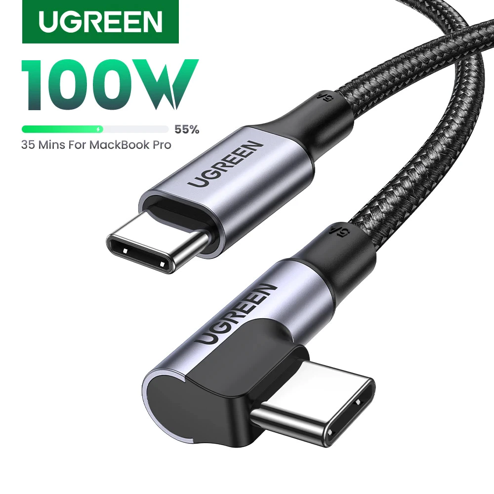 UGREEN 100W right-angle USB-C cable
