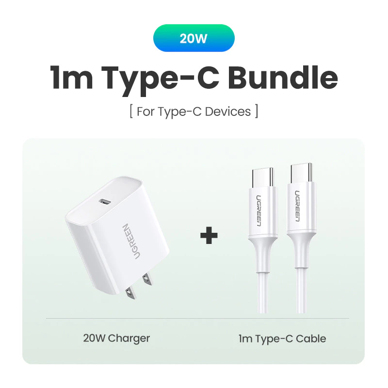UGREEN 20W 1m Type-C bundle