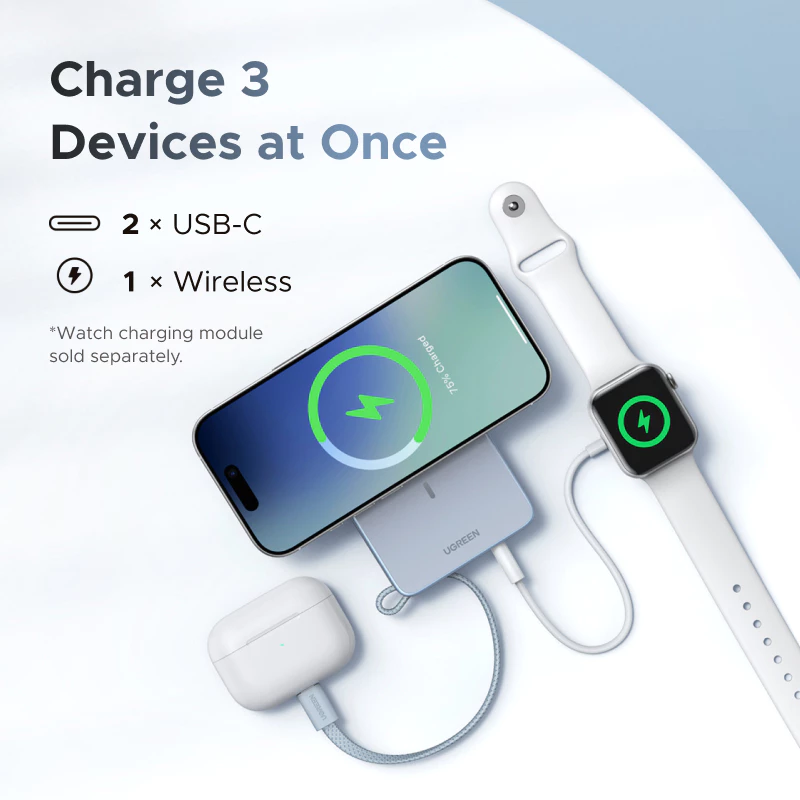 Charge three devices at once