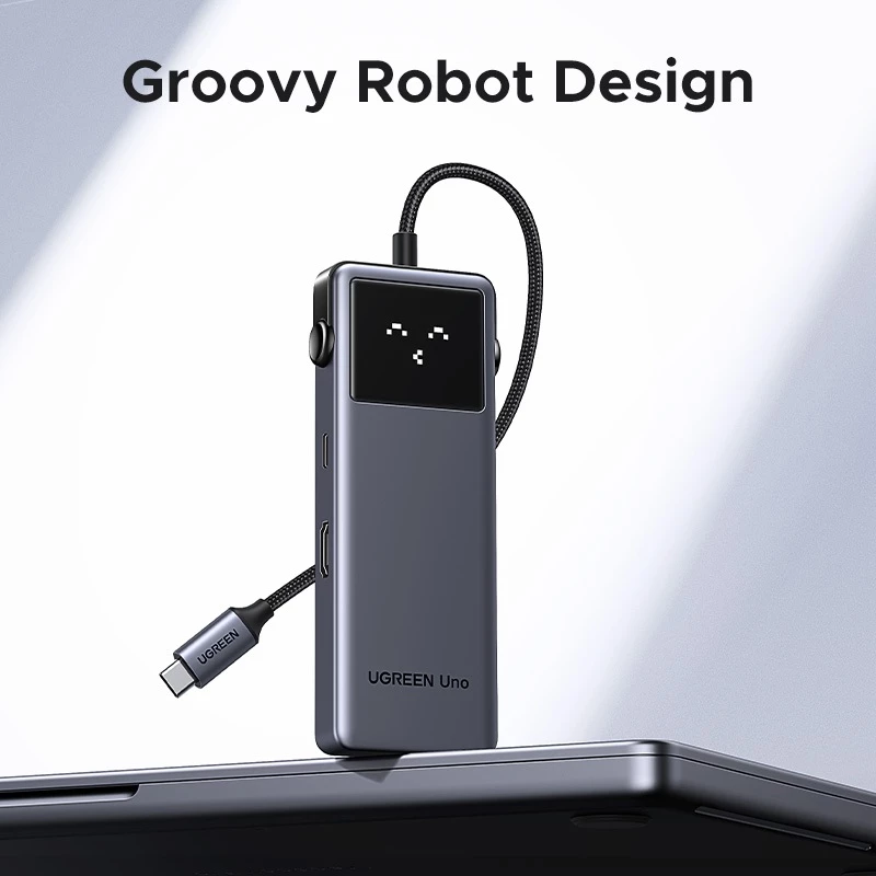 UGREEN Uno robot-style hub design